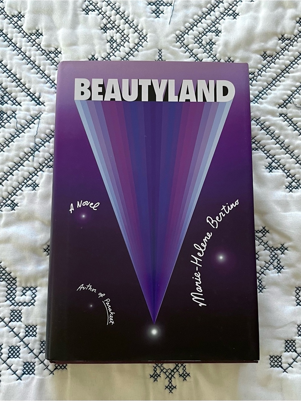 BEAUTYLAND Hardcover Novel - Purple Gradient Cover